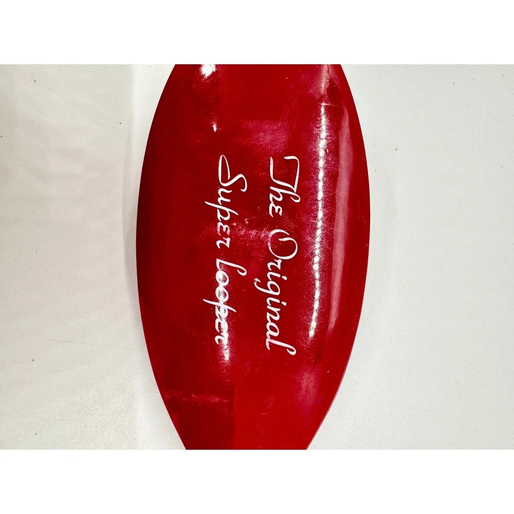 Spornette 215 Super Looper‎ Hair Extension Wig Brush Red Looped Bristle Paddle